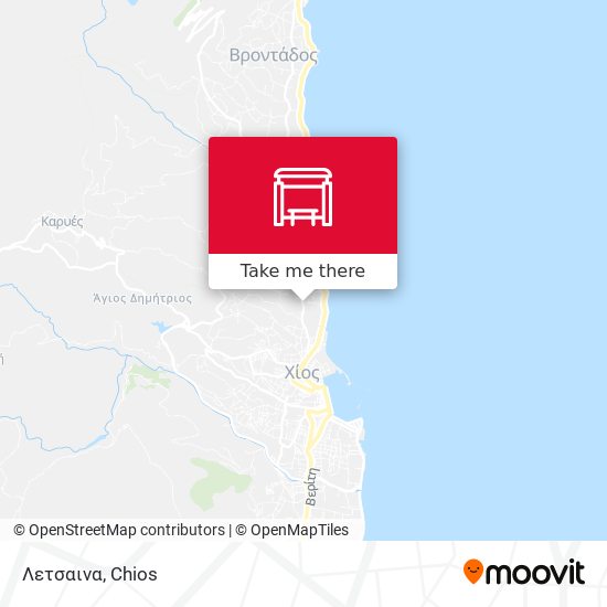 Λετσαινα map