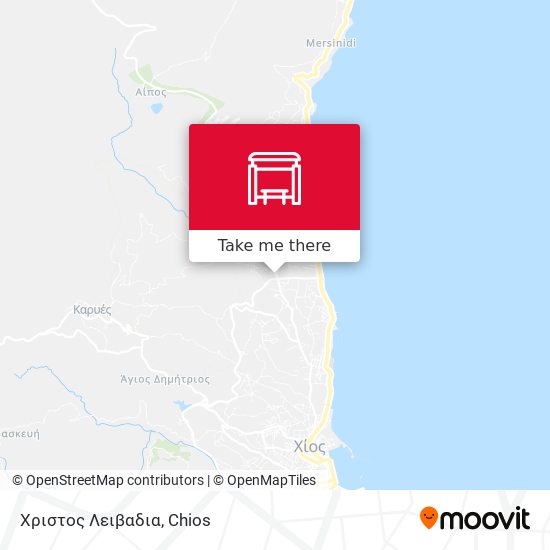 Χριστος Λειβαδια map