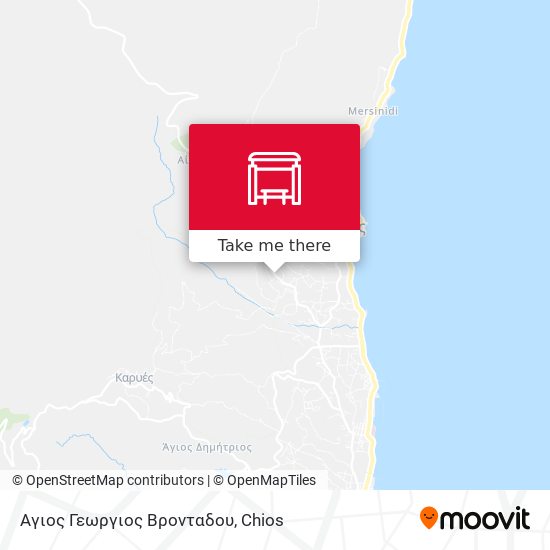 Αγιος Γεωργιος Βρονταδου map