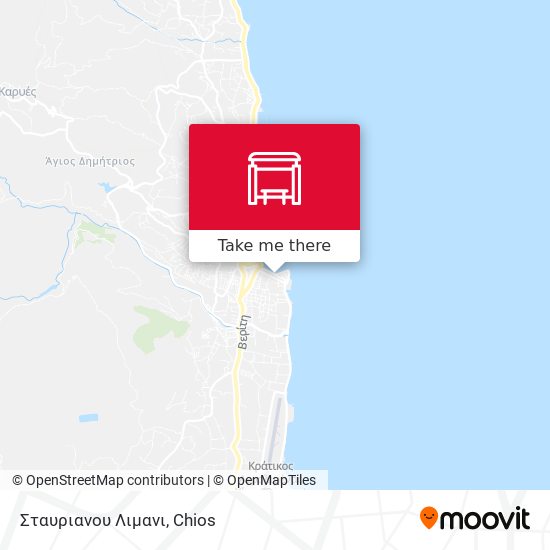 Σταυριανου Λιμανι map