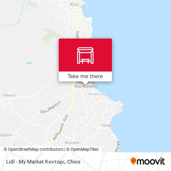 Lidl - My Market Κονταρι map
