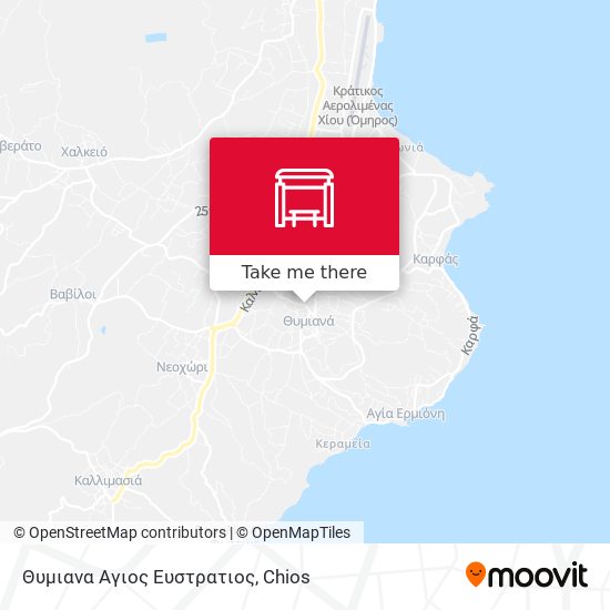 Θυμιανα Αγιος Ευστρατιος map