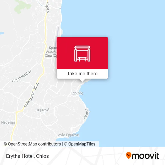Erytha Hotel map