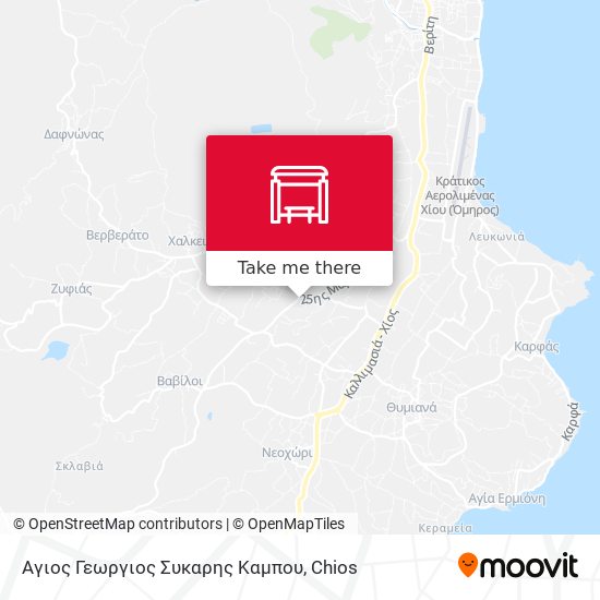 Αγιος Γεωργιος Συκαρης Καμπου map