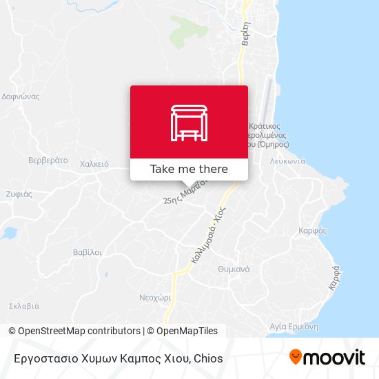Εργοστασιο Χυμων Καμπος Χιου map