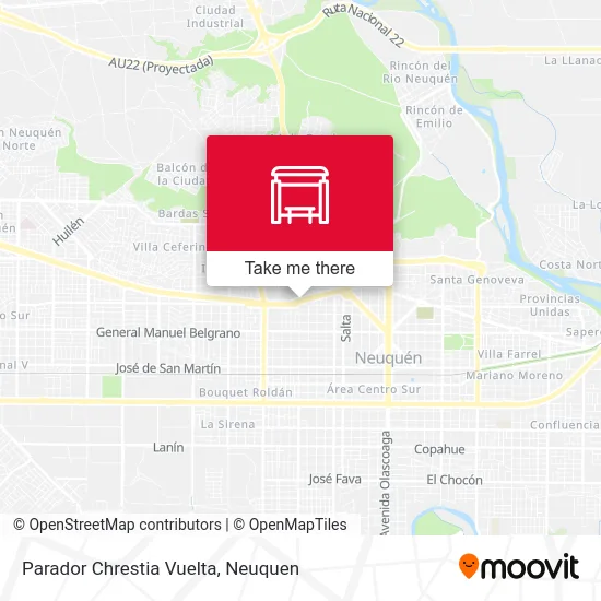 Parador Chrestia Vuelta map