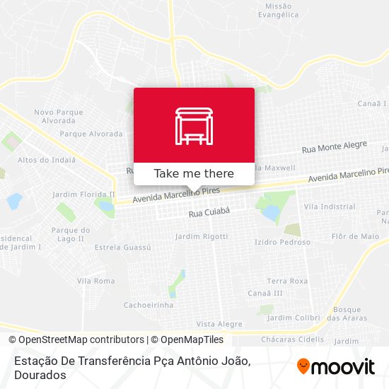 Estação De Transferência Pça Antônio João map