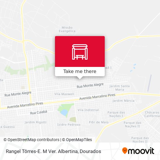 Rangel Tôrres-E. M Ver. Albertina map