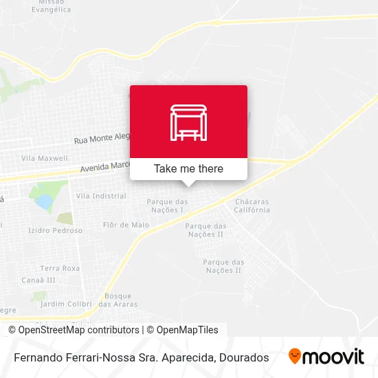 Fernando Ferrari-Nossa Sra. Aparecida map
