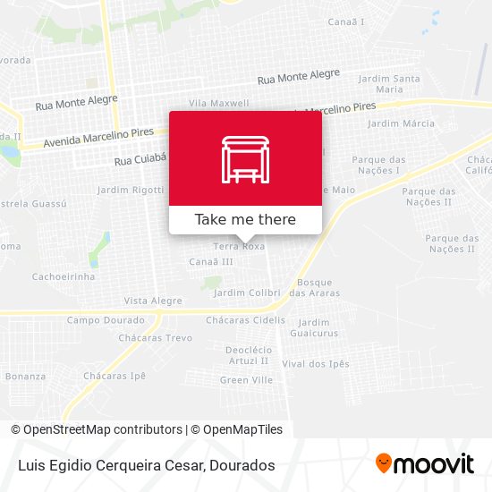 Luis Egidio Cerqueira Cesar map