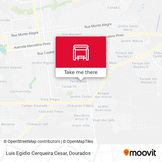 Luis Egidio Cerqueira Cesar map