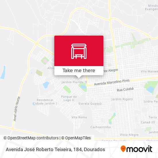 Avenida José Roberto Teixeira, 184 map