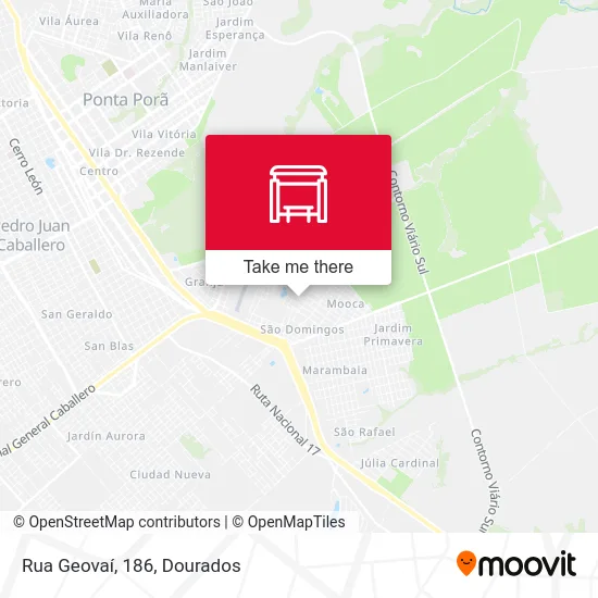 Rua Geovaí, 186 map