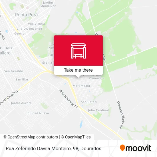 Rua Zeferindo Dávila Monteiro, 98 map
