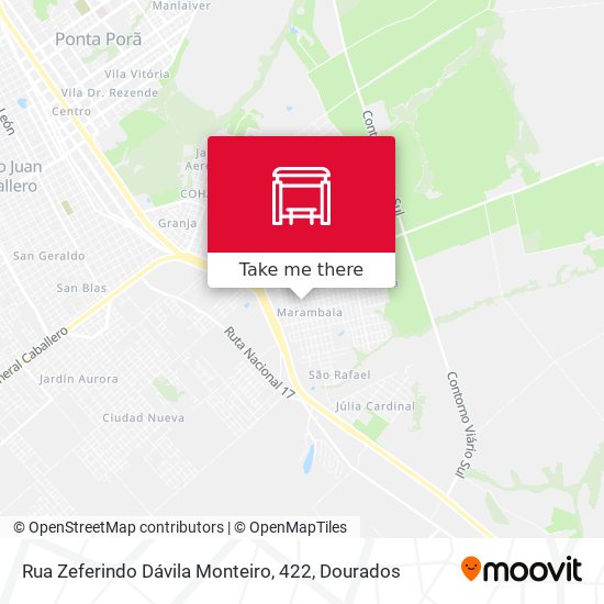 Rua Zeferindo Dávila Monteiro, 422 map