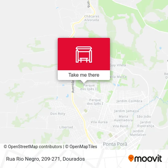 Rua Rio Negro, 209-271 map