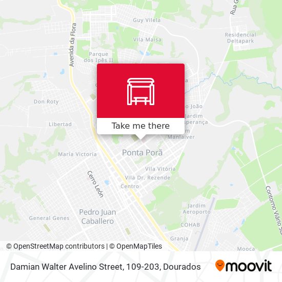 Damian Walter Avelino Street, 109-203 map