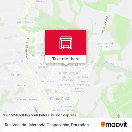 Rua Vacaria - Mercado Gasparzinho map