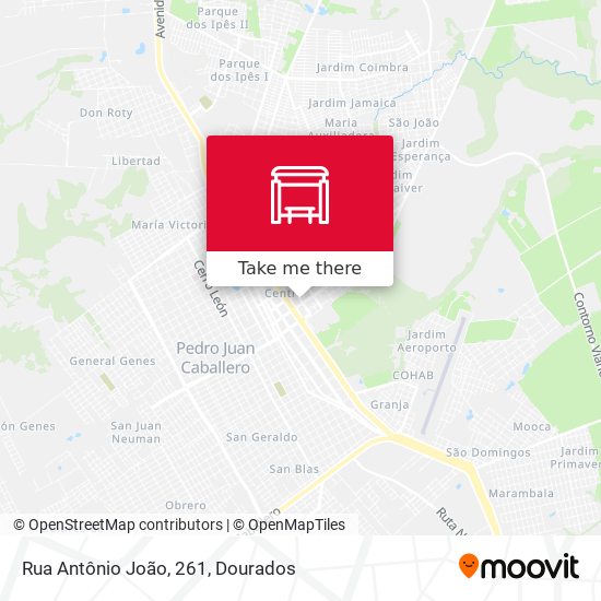 Rua Antônio João, 261 map