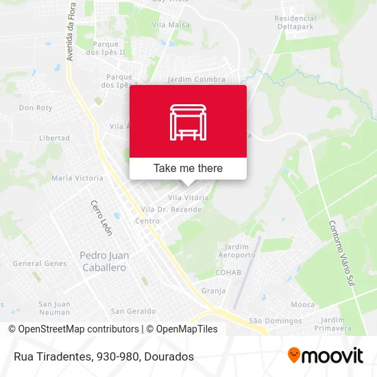 Rua Tiradentes, 930-980 map