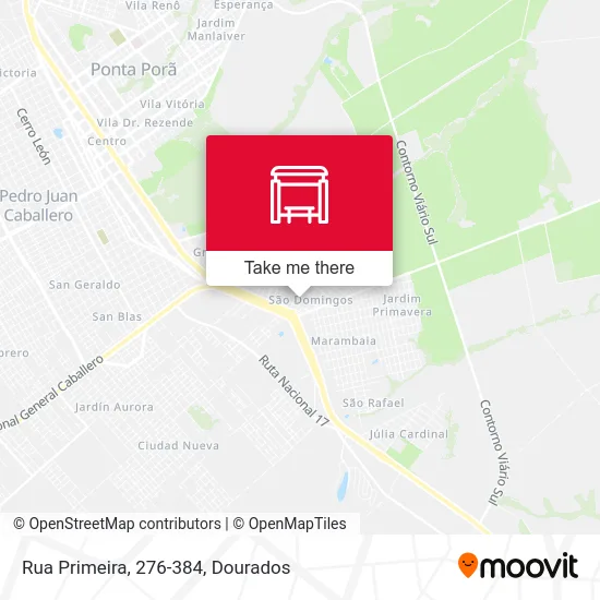 Rua Primeira, 276-384 map