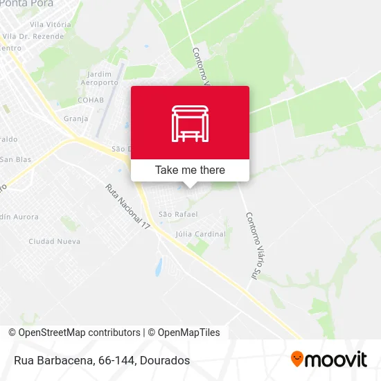 Rua Barbacena, 66-144 map