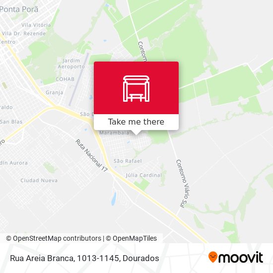 Rua Areia Branca, 1013-1145 map
