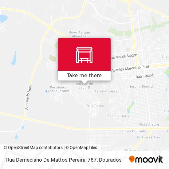 Rua Demeciano De Mattos Pereira, 787 map