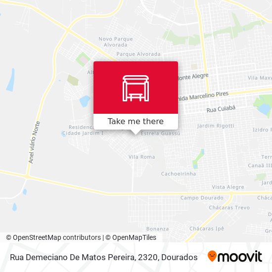 Rua Demeciano De Matos Pereira, 2320 map