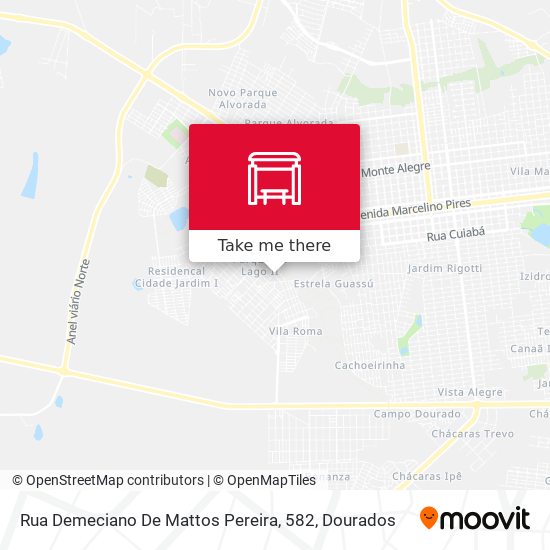 Rua Demeciano De Mattos Pereira, 582 map