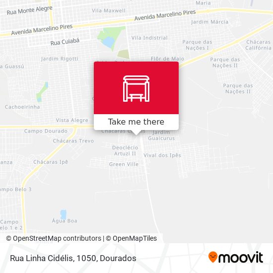 Rua Linha Cidélis, 1050 map