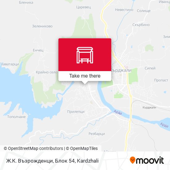 Ж.К. Възрожденци, Блок 54 map