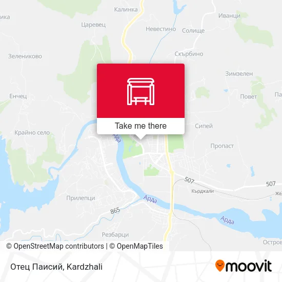 Карта Отец Паисий