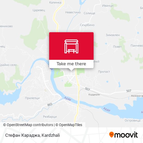 Стефан Караджа map