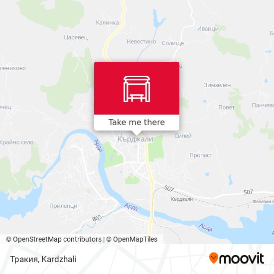 Тракия map