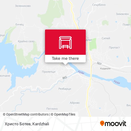 Христо Ботев map