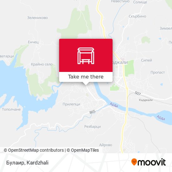 Булаир map