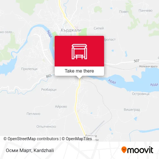 Карта Осми Март