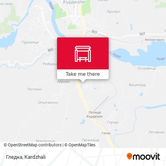 Гледка map