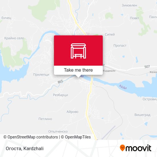 Карта Огоста