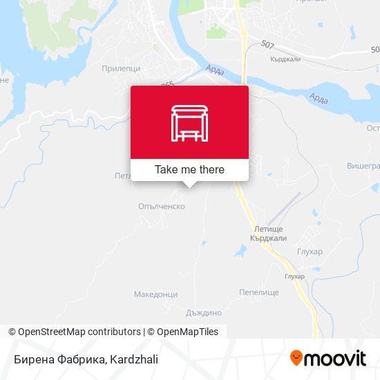 Бирена Фабрика map