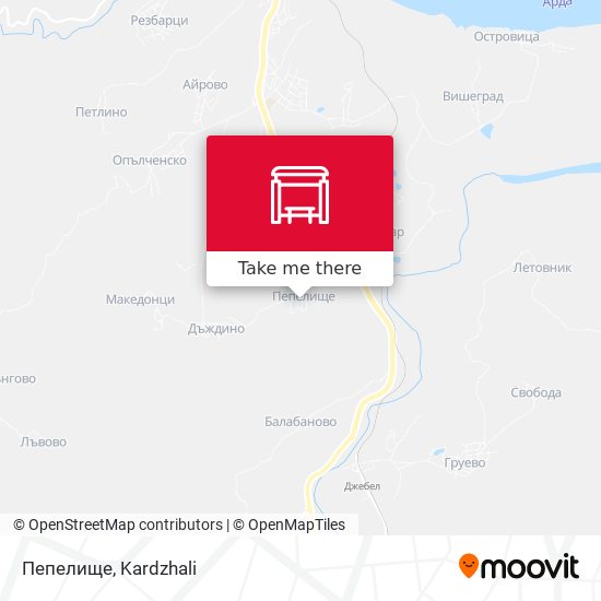 Пепелище map