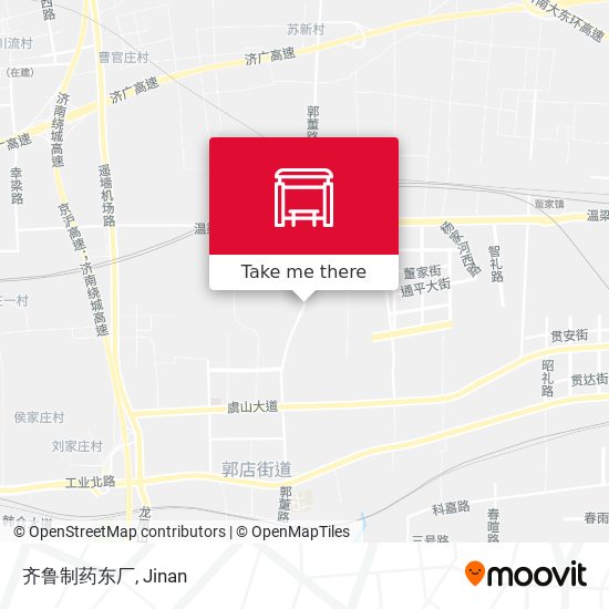 齐鲁制药东厂 map