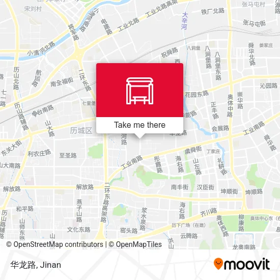 华龙路 map