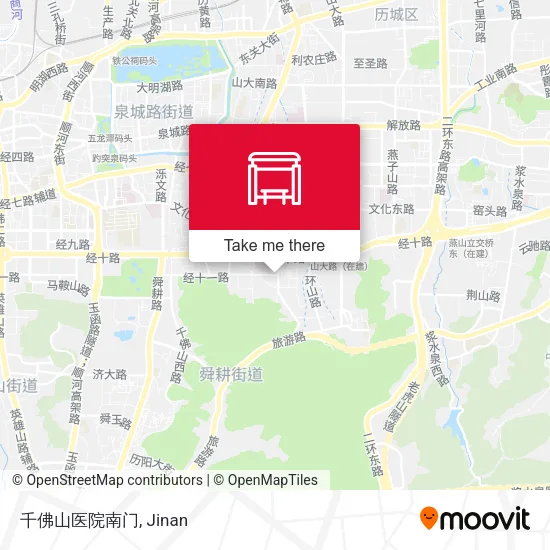 千佛山医院南门 map