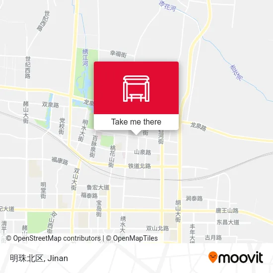 明珠北区 map