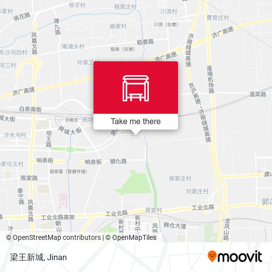 梁王新城 map