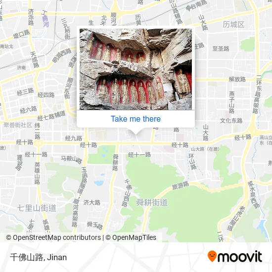 千佛山路 map