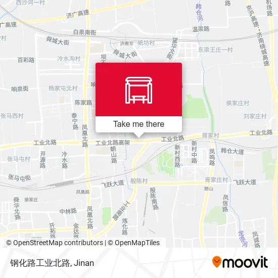 钢化路工业北路 map