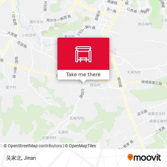 吴家北 map